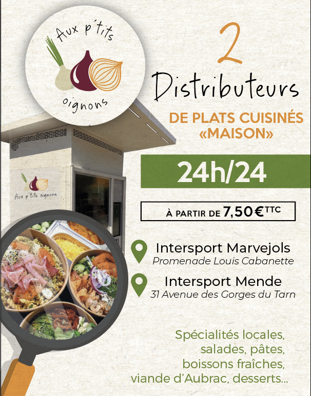 Mise en service de 2 distributeurs de plats cuisinés
