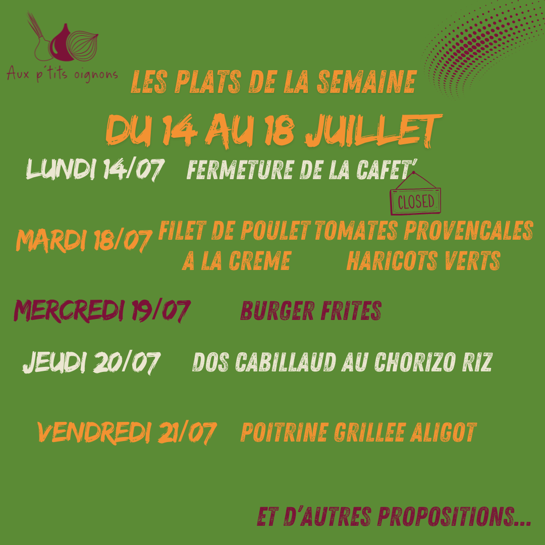 Profitez de notre cafèt’ climatisée autour d’un bon repas