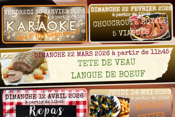 🧅Programme des Oignonales 2026🧅