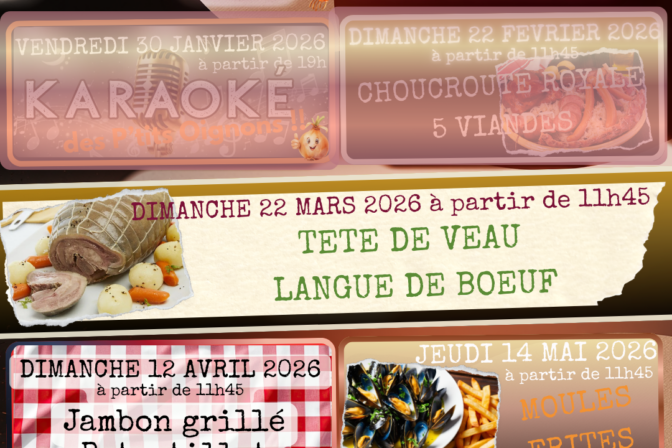 🧅Programme des Oignonales 2026🧅