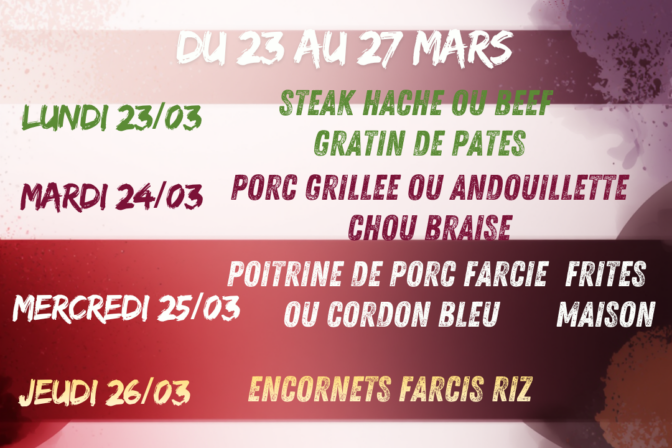 Retrouvez-nous à la Cafèt’ Aux ptits oignons pour des p’tits plats réconfortants…