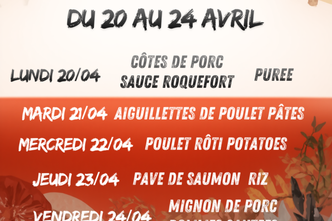 Venez profiter des vacances autour d’un bon repas à la Cafèt’ Aux P’tits Oignons