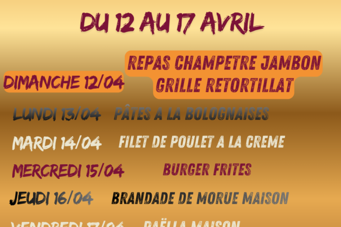 Au programme des P’tits Oignons du 12 au 17 avril