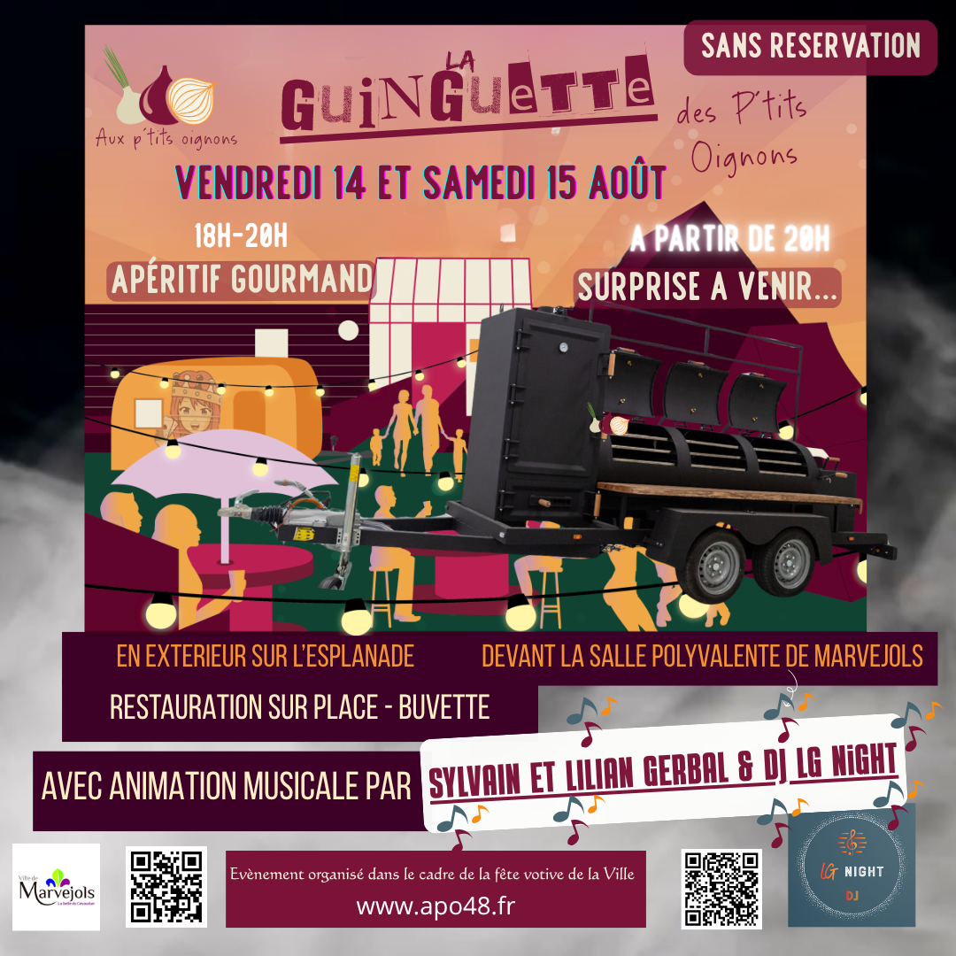 Soirées Guinguettes des P’tits Oignons les 14 et 15 août